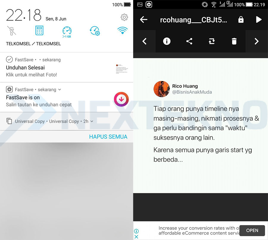 cara download foto dan video di instagram