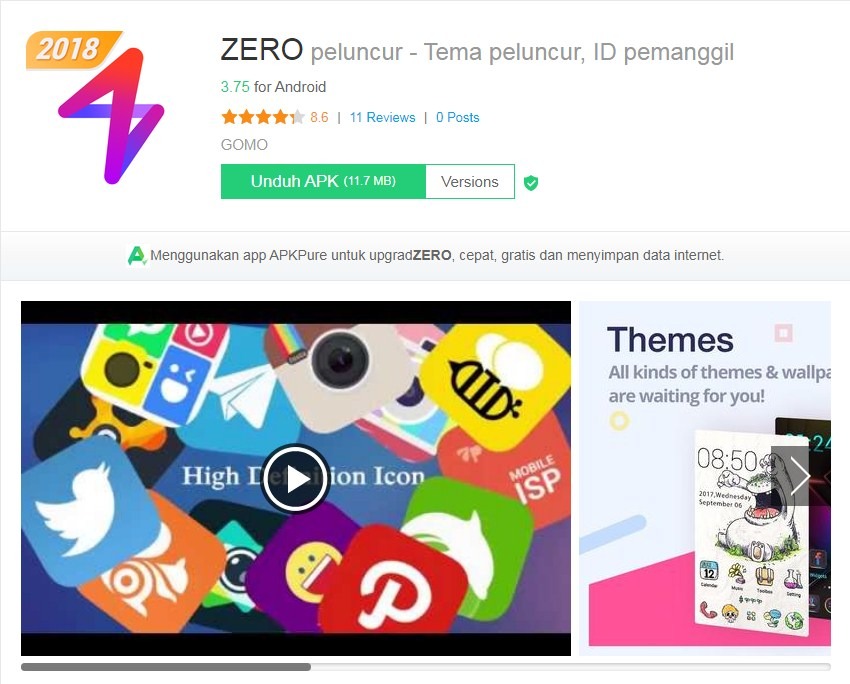 zero launcher