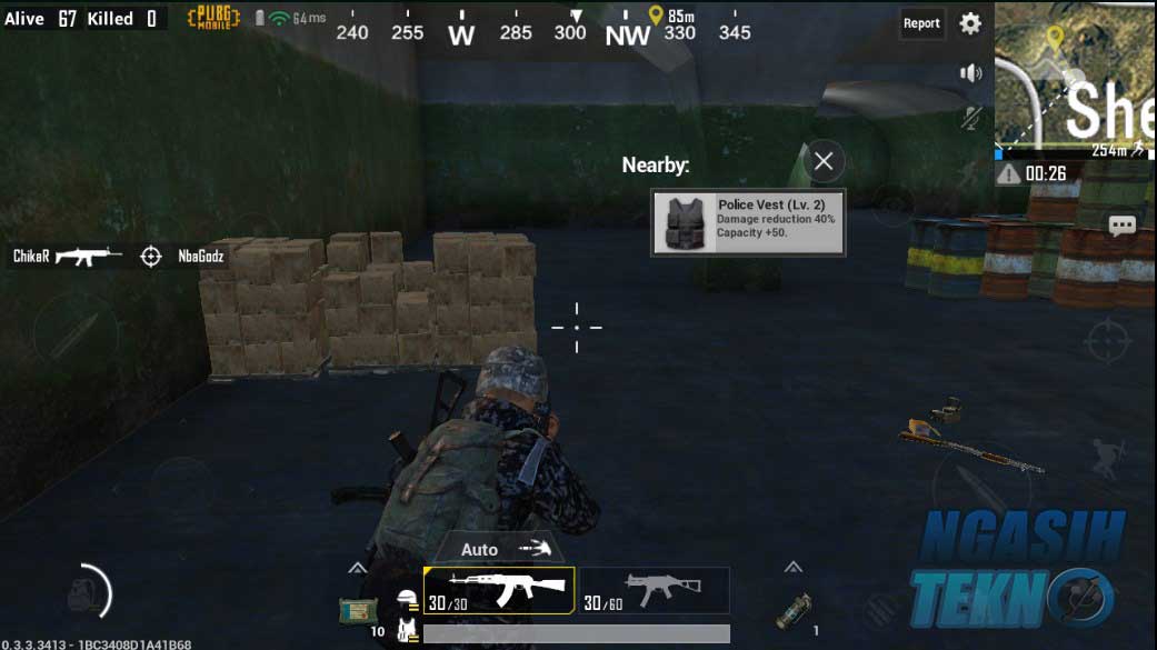 cara mudah mendapatkan chicken dinner di pubg mobile