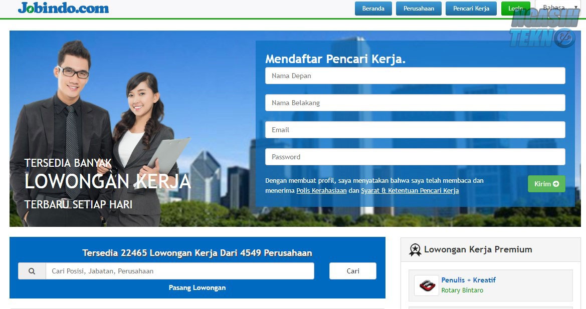 situs untuk mencari lowongan pekerjaan