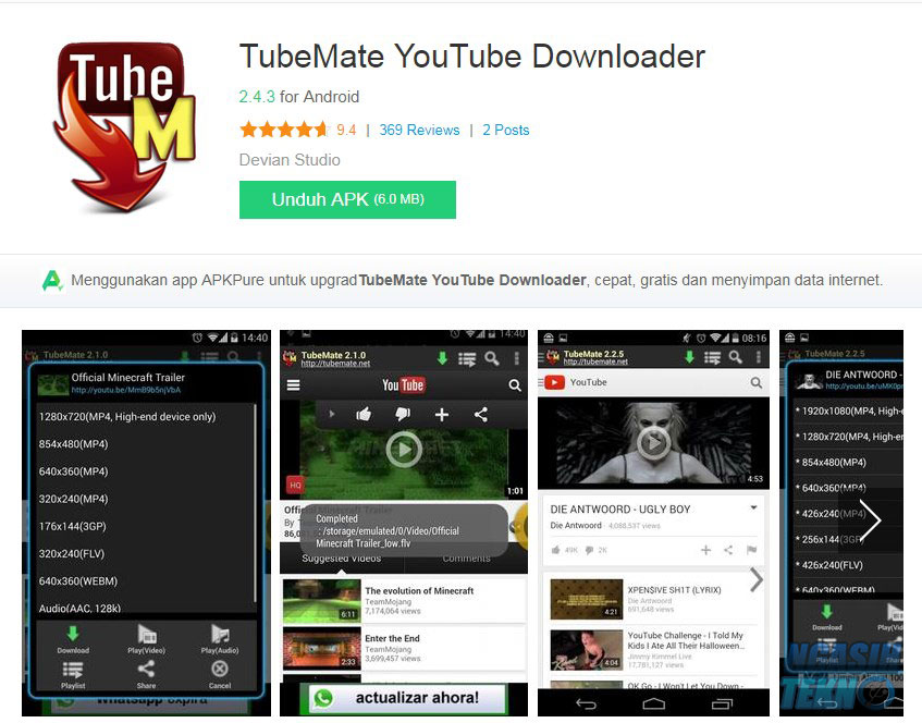 aplikasi download video terbaik di android