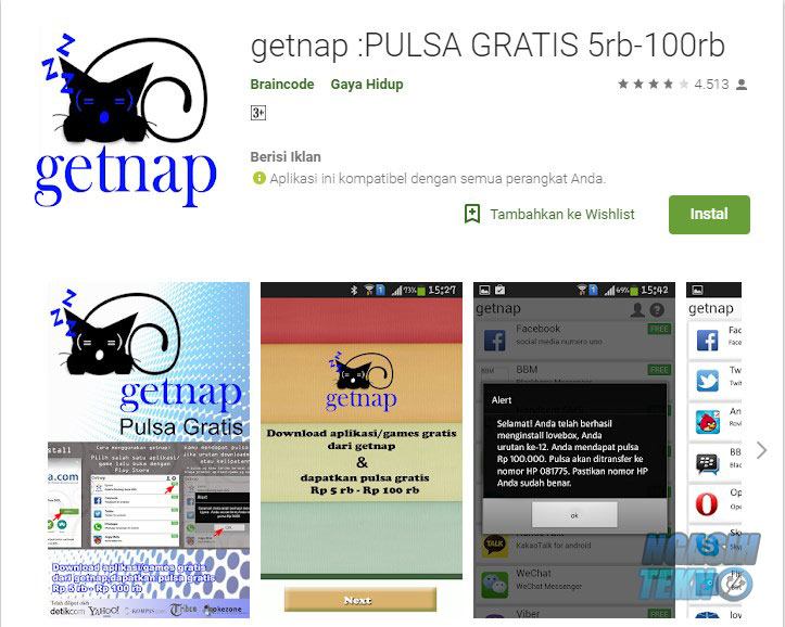 aplikasi penghasil pulsa gratis