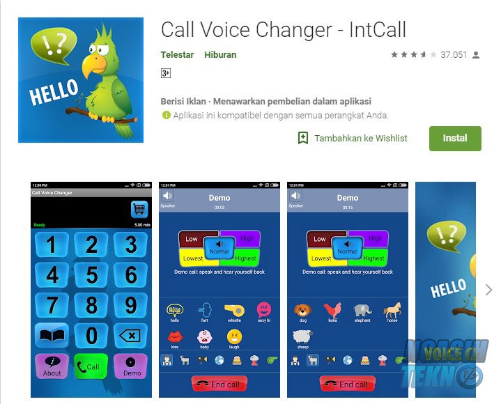 aplikasi pengubah suara di smartphone android