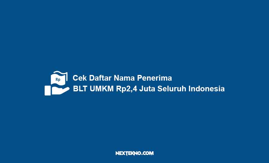 cek daftar nama terbaru penerima blt umkm