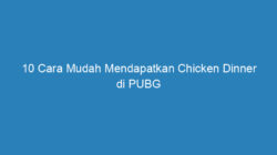 10 Cara Mudah Mendapatkan Chicken Dinner di PUBG Mobile