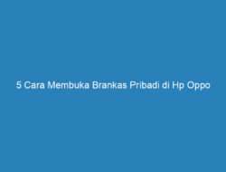 5 Cara Membuka Brankas Pribadi di Hp Oppo Termudah 2023!