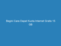 Begini Cara Dapat Kuota Internet Gratis 15 GB Dari Kemendikbud