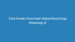 Cara Mudah Download Status/Story/Snap WhatsApp di Android