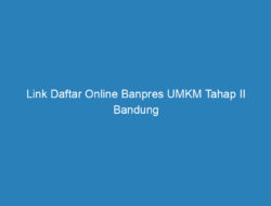 Link Daftar Online Banpres UMKM Tahap II Bandung