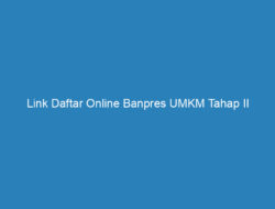 Link Daftar Online Banpres UMKM Tahap II Kabupaten Banyumas
