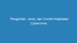 Pengertian, Jenis, dan Contoh Kejahatan Cybercrime