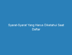 Syarat-Syarat Yang Harus Diketahui Saat Daftar Bantuan BLT UMKM