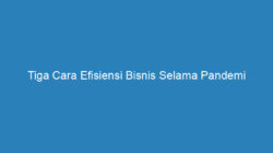 Tiga Cara Efisiensi Bisnis Selama Pandemi