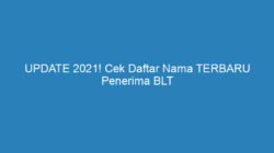 UPDATE 2021! Cek Daftar Nama TERBARU Penerima BLT UMKM Rp 2,4 Juta Seluruh Indonesia